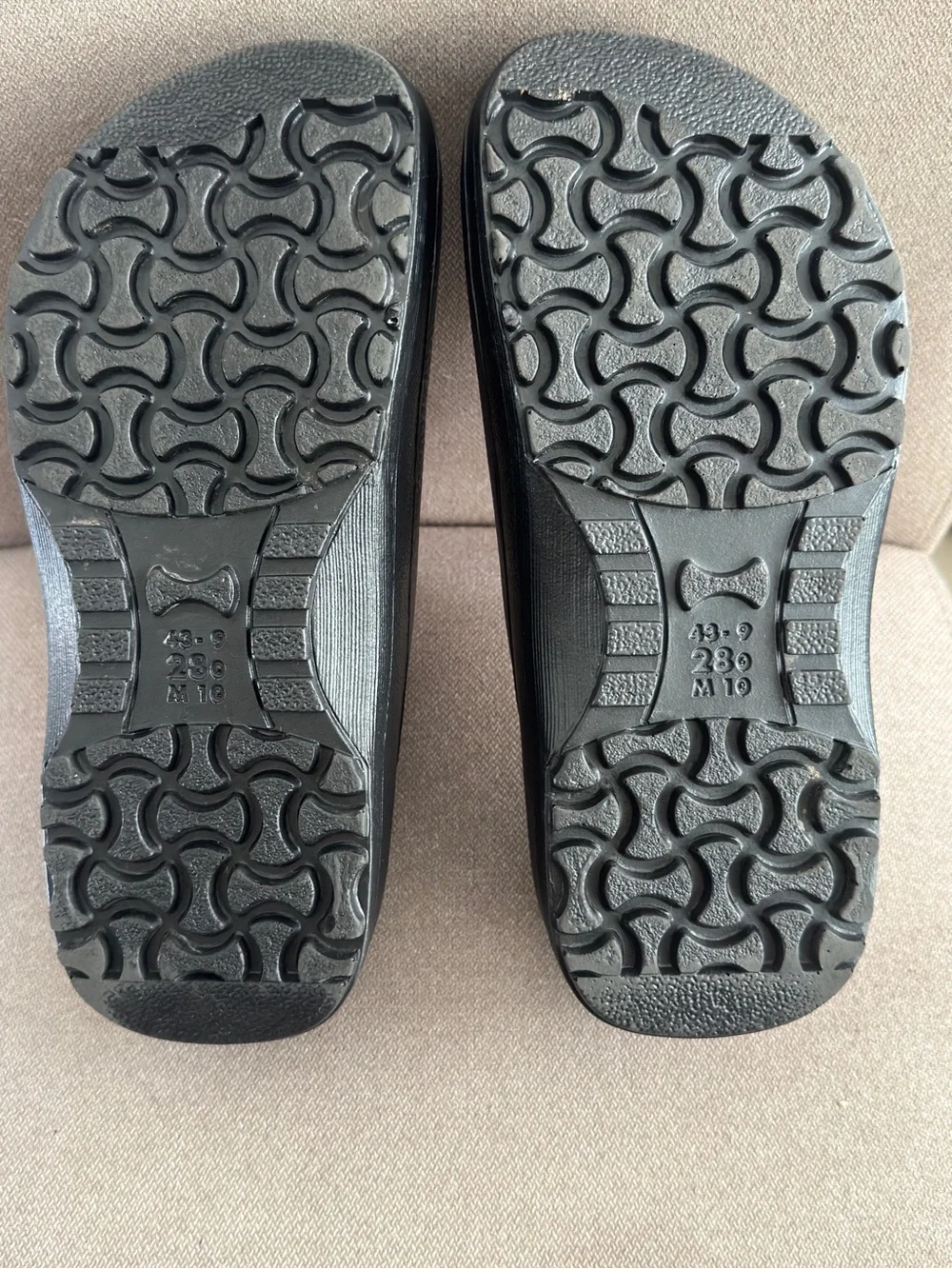 Birkenstock Men's Black Slip-On Sandals